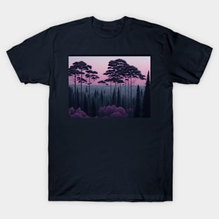 Ash Pink Forest View #1 T-Shirt